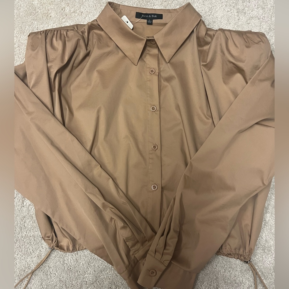 Strut and Bolt Blouse. Beautiful color.